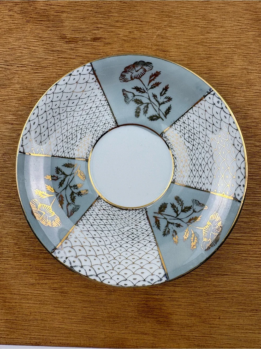 Vintage Napcoware (Napco) Japanese Lusterware Teacup and Saucer Set.